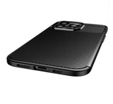 Forcell Carbon Premium hátlap tok,  Apple iPhone 14 Pro , fekete