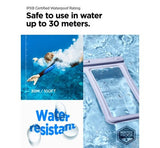 Spigen Aqua Shield Floating iPhone A610 univerzális lebegő vízálló tok, kék