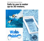 Spigen Aqua Shield Floating iPhone A610 univerzális lebegő vízálló tok, fehér