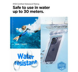 Spigen Aqua Shield A601 iPhone univerzális vízálló tok, kék