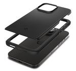 Spigen Thin Fit Apple iPhone 15 Pro Max tok, Fekete