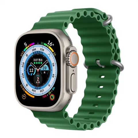 tokdepo Zöld Apple Watch Szilikon Oceán Szíj