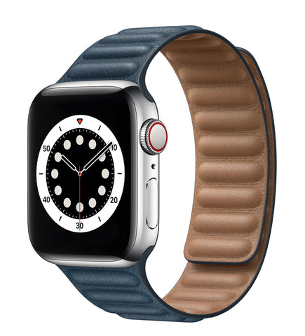 tokdepo sötét kék Apple Watch Bőr Loop Szíj