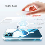 tokdepo átlátszó MagSafe kompatibilis iPhone tok