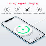 tokdepo átlátszó MagSafe kompatibilis iPhone tok