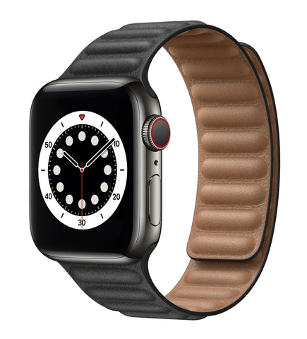tokdepo fekete Apple Watch Bőr Loop Szíj