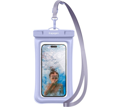 Spigen Aqua Shield Floating iPhone A610 univerzális lebegő vízálló tok, kék
