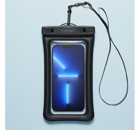Spigen Aqua Shield Floating A610 iPhone univerzális lebegő vízálló tok, fekete