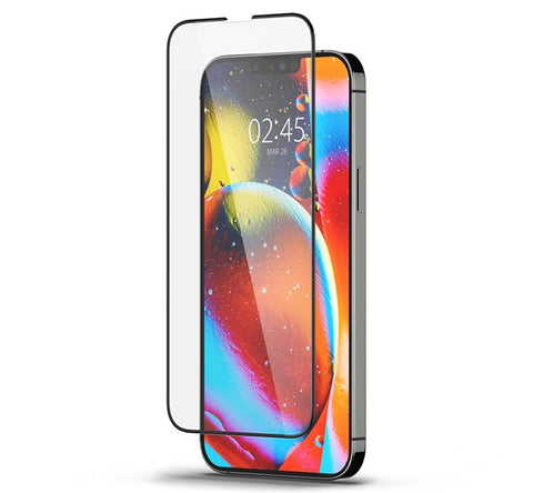 Spigen Glass FC Apple iPhone 14 Plus/13 Pro Max Tempered kijelzővédő fólia, fekete