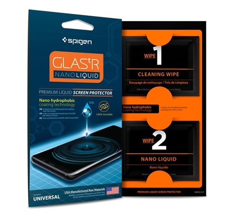 Spigen "Glas.tR Nano Liquid" folyékony kijelzővédő fólia iPhone