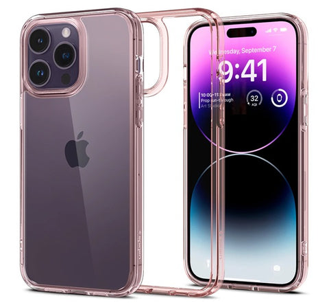 Spigen Ultra Hybrid Apple iPhone 14 Pro Max Rose Crystal tok, rózsaszín