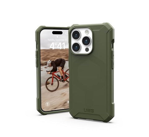 UAG Essential Armor MagSafe Apple iPhone 15 Pro hátlap tok, olive drab