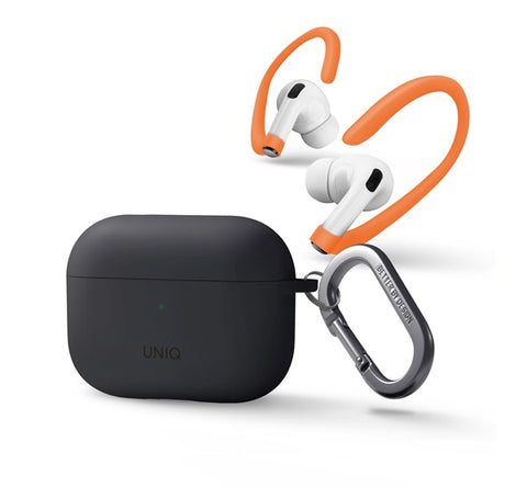 Uniq Nexo Apple Airpods Pro 2 tok fülkampóval, szürke