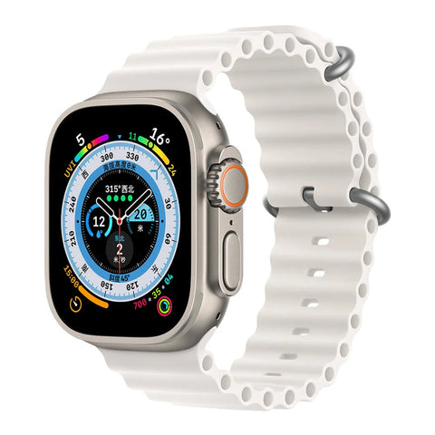 tokdepo fehér Apple Watch Szilikon Oceán Szíj