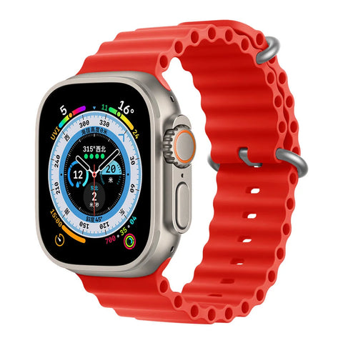 tokdepo piros Apple Watch Szilikon Oceán Szíj
