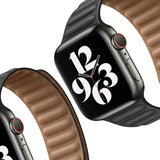 tokdepo fekete Apple Watch Bőr Loop Szíj