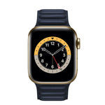 tokdepo sötét kék Apple Watch Bőr Loop Szíj