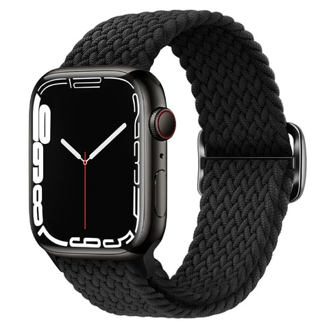tokdepo "Black" Apple Watch Fonott szóló hurokszíj
