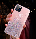 tokdepo rózsaszín "Glitter Star" iPhone tok